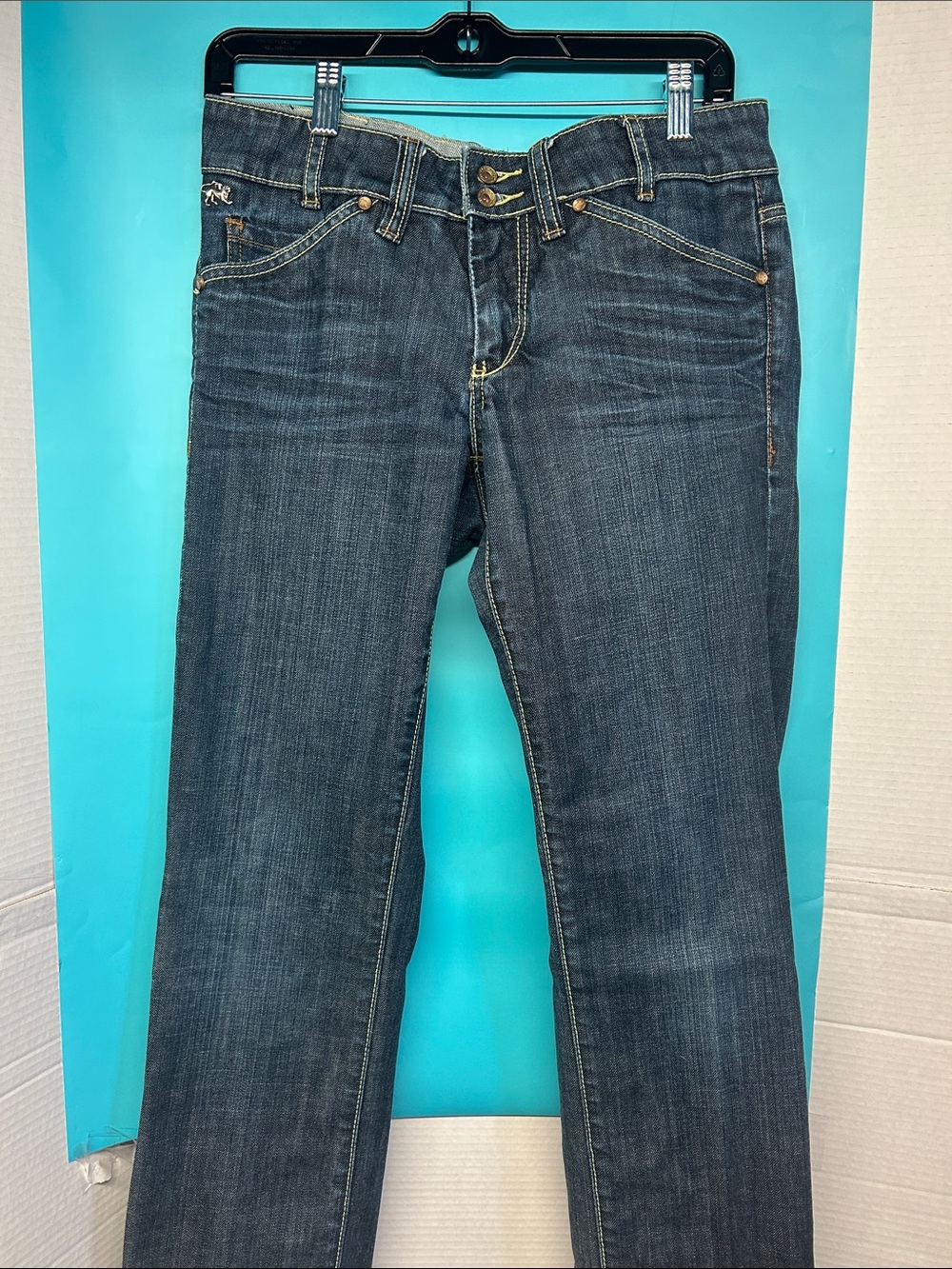 Parasuco Dark Blue Straight Leg  and low rise Jeans size 30